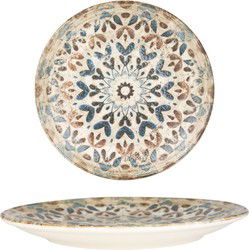 Rinart Dessertbord - Aztec - Porselein - 21 cm - set van 6