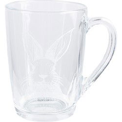 Clayre & Eef Theeglas Transparant Glas Konijn