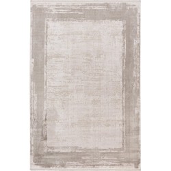 Luxury Home Elegance Vloerkleed - Laagpolig Luxe Tapijt - Soft Velvet - Zilver- 120x170 CM