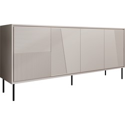 Meubella Dressoir Blanes - Beige - 200 cm