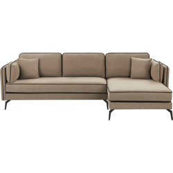 Beliani ALTAN - Driezitsbank-Bruin-Polyester