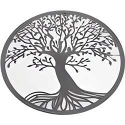 Wanddeco rond boom 60 cm