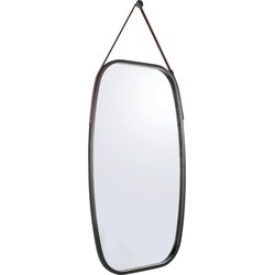 Spiegel Idyllic - Zwart - 43x74 cm
