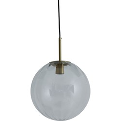 Light&living Hanglamp Ø30 cm MAGDALA glas helder+goud