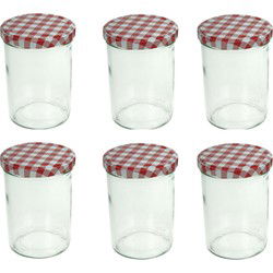 Weckpotten/inmaak potten - 12x - glas - 315 ml - schroefdeksel - Voorraadpot