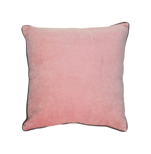 Sierkussen - katoen - 45x45 cm - roze - 