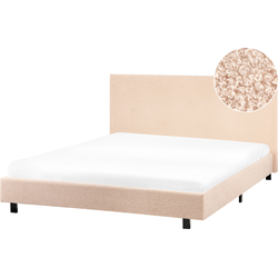 ALBI - Waterbed - Beige - 140 x 200 cm - Bouclé