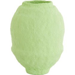 Light&living Vaas deco Ø45x60 cm LEANO mat mint groen