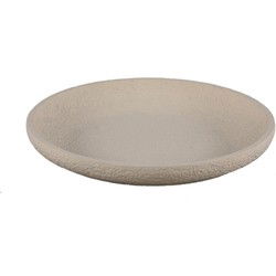 PTMD Schaal Hillie - 40x40x6 cm - Cement - Creme