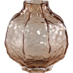 PTMD Vaas Narin - 18x18x19 cm - Glas - Creme