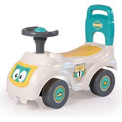 Dolu Loopauto Wit/Groen/Geel