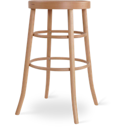 Lauren houten barkruk naturel - 75 cm