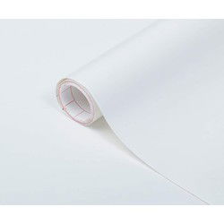 Patifix Plakfolie - 5x - mat wit - 45 x 200 cm - zelfklevend - Meubelfolie
