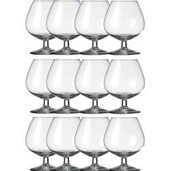 Royal Leerdam Cognac glazen Gilde - 12x stuks - glas - 250 ml - Whiskeyglazen