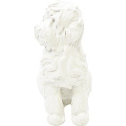 Ornament - Labradoodle - Polyresin - White - 10,5x5x9cm