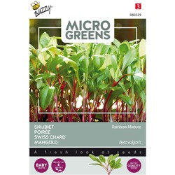 5 stuks - Microgreens Snijbiet gemengd