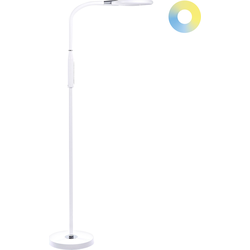 Beliani CASSIOPEIA - Staande lamp-Wit-Synthetisch materiaal