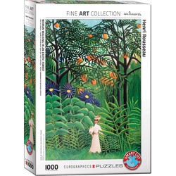 Eurographics Eurographics Puzzel Woman in an Exotic Forest - Henri Rousseau (1000 stukjes)