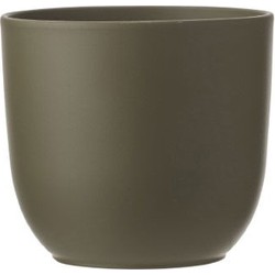 Tusca pot rond groen - h23xd25cm