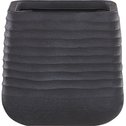 PARIKIA - Plantenbak - Zwart - 38 cm - Polyresin
