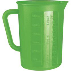 Juypal keuken maatbeker/mengbeker - kunststof - groen - 1400 ml - Maatbekers