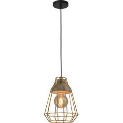 QUVIO Hanglamp beton en staal - QUV5096L-GOLD