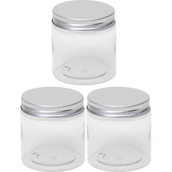 3x Mini weckpotje/inmaakpotje 100 ml van kunststof - Weckpotten