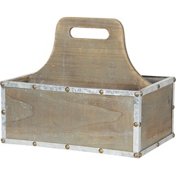 Clayre & Eef Opbergkist  28x19x24 cm Bruin Hout Rechthoek Speelgoedkist