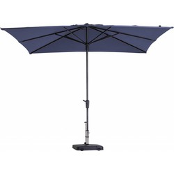 Stokparasol Syros 280 x 280 cm safier blue zonwering