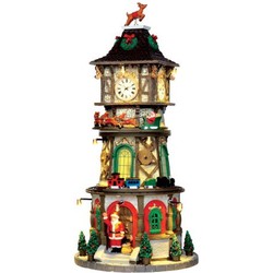 Christmas clock tower