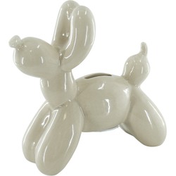 Ornament- Money Bank Balloon Dog- Ceramics- Sand-17x7x17cm