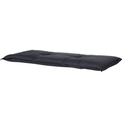 Madison - Bankkussen Basic Black - 120x48 - Antraciet