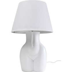 Tafellamp Donna White 48cm