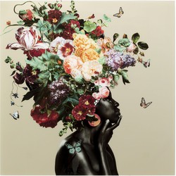 Kare Wandfoto Bouquet Beauty Beige 100x100cm