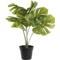 Items Kunstplant Monstera in bloempot - Groen - 30 x 50 cm - Kunstplanten