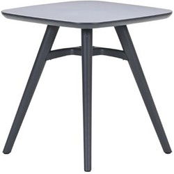 Mio kunststof tafel - 71x71 cm - antraciet