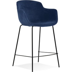 Middelhoge snackkruk LARISSA blauw