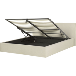 ORBEY  - Tweepersoonsbed - Beige - 160 x 200 cm - Polyester