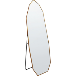 TARTAS - Staande spiegel - Goud - 49 x 165 cm - Aluminium