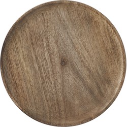 Mica Decorations Duko Bord - Ø30 cm - 100% FSC Mangohout - Bruin