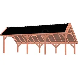 Trendhout douglas kapschuur De Hoeve XL, 885 x 380 cm