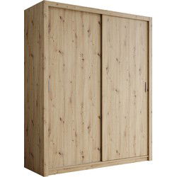 Meubella - Kledingkast Blake - Eiken - 180 cm
