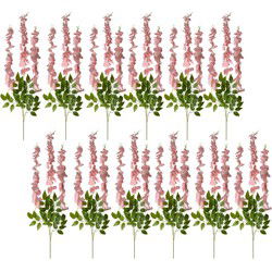 Clayre & Eef Kunstbloemen Set van 12 Roze Kunststof