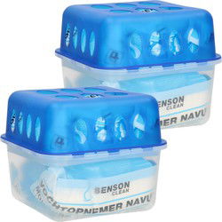 Benson Clean Vochtvanger/vochtopnemer - 2x - 400 ml - 13 x 13 x 12 cm - Vochtopnemers