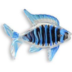 A MURANO STYLE GLASS FIGURINE OF A FISH