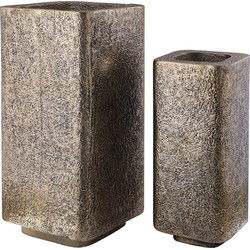 PTMD Indira Gold Alu Sheet Pot Thick Border High SV2
