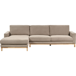 Beliani SIGGARD - Hoekbank-Beige-Polyester