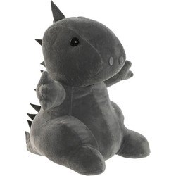 Items Deurstopper gewicht - dieren thema Dino - grijs - 24 cm - Deurstoppers