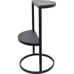 LOFT42 Levels Plantenzuil - Metaal - Mat Zwart - 70x40
