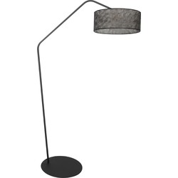Anne Lighting - vloerlamp - ZigZag - zwart - metaal - booglamp - E27 - 4242ZW